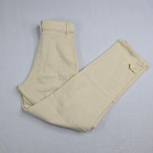 Wilfred Free Modern Cargo Pants Women's Size 4 Beige Button Ankle Detail utility